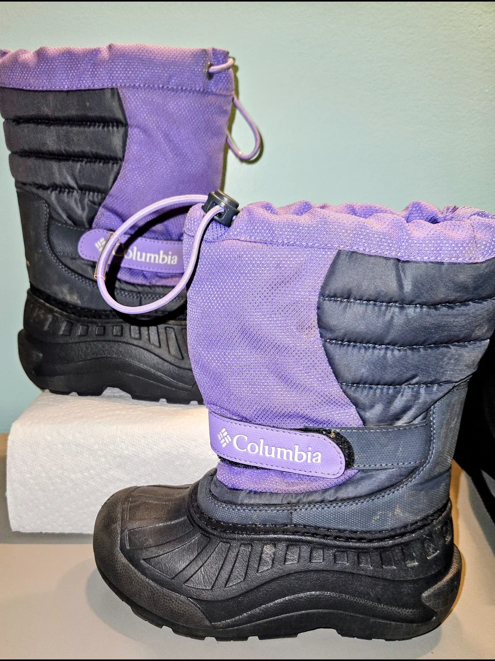 Columbia Kids Purple Winter Snow Boots